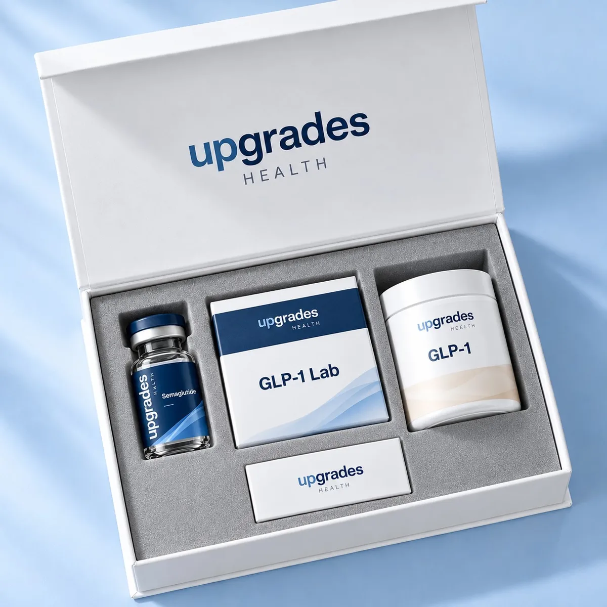 Upgrades Health kit box with the GLP-1, Labs & Support Pack protocol