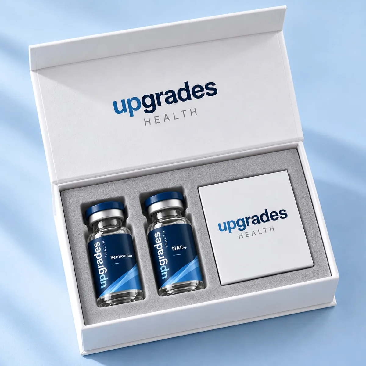 Upgrades Health kit box with the Sermorelin & NAD+ protocol